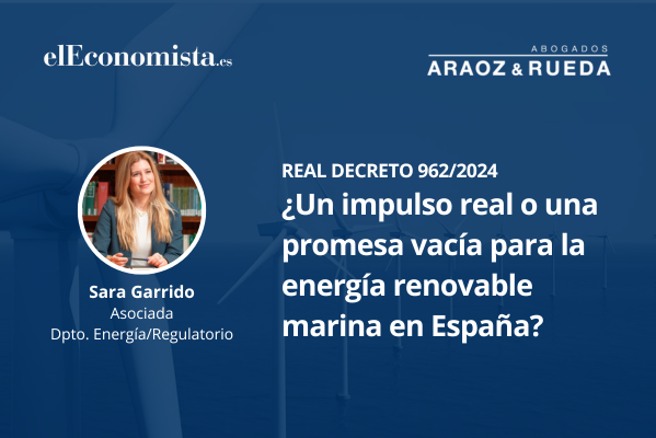 Real Decreto 962/2024, ¿un impulso real o una promesa vacía para la energía renovable marina en España?